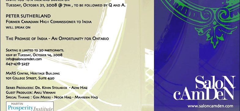 THE PROMISE OF INDIA:  An Opportunity for Ontario