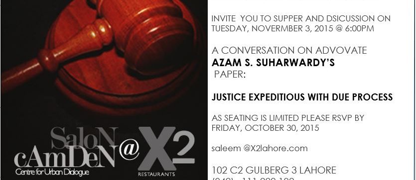 justice – expeditious with due process